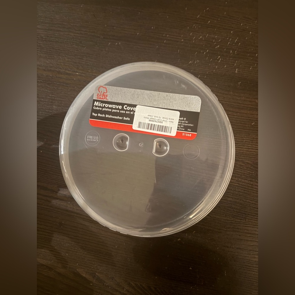 NEW Chef Craft Clear Microwave Cover